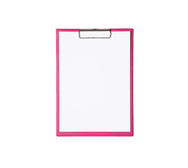 Klembord MAUL A4 staand PVC neon roze