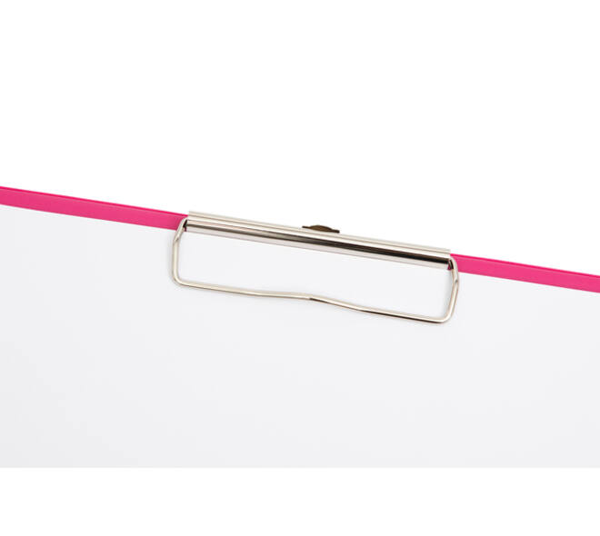 Klembord MAUL A4 staand PVC neon roze