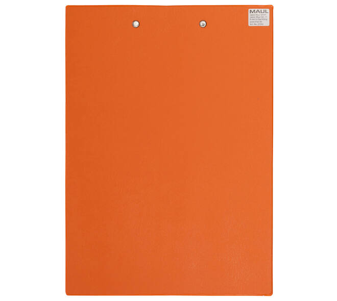 Klembord MAUL A4 staand PVC neon oranje