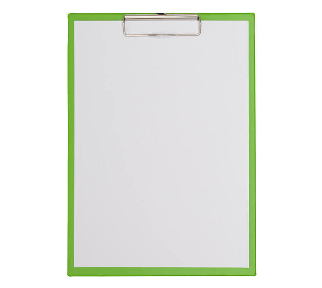 Klembord MAUL A4 staand PVC neon groen