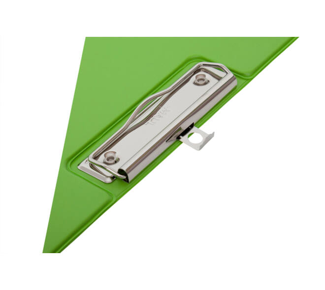 Klembordmap MAUL A4 staand met penlus PVC neon groen