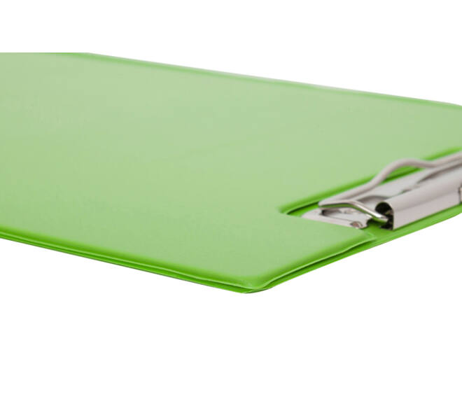 Klembordmap MAUL A4 staand met penlus PVC neon groen