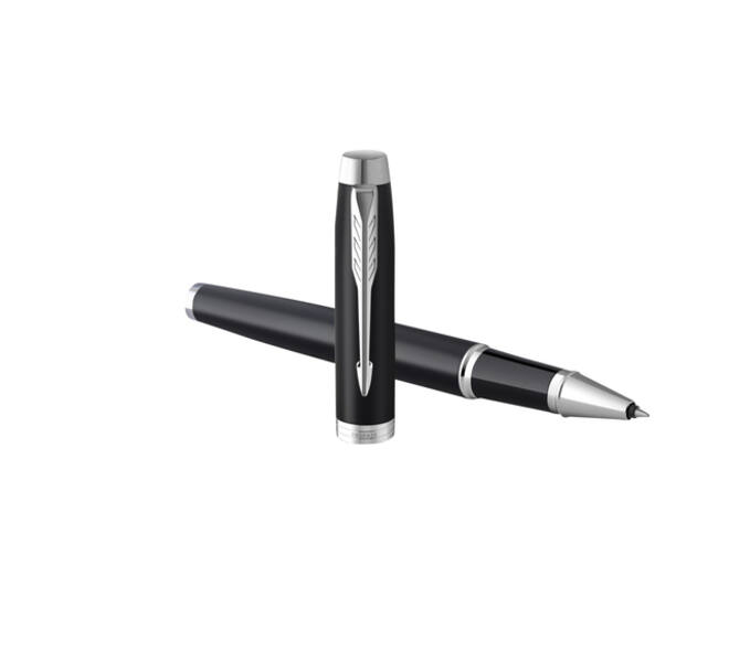 Rollerpen Parker IM matte black CT fijn