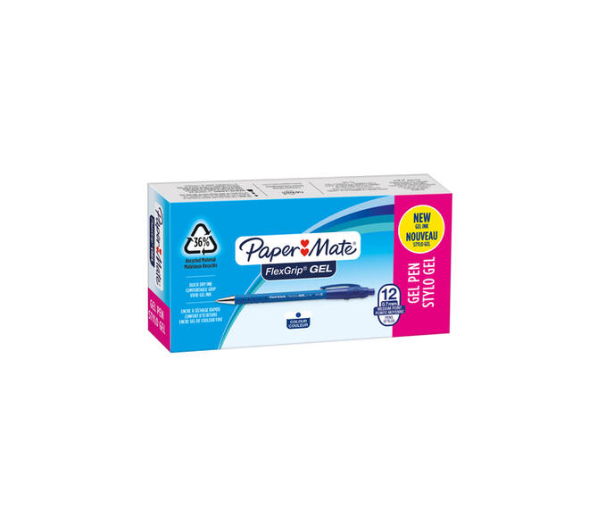 Gelschrijver Paper Mate FlexGrip medium blauw