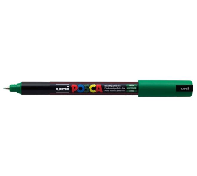 Paintmarker Uni POSCA PC1MR extra fijn donkergroen