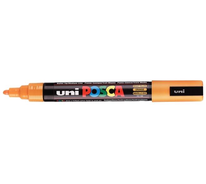 Paintmarker Uni POSCA PC5M medium oranje