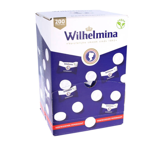 Pepermunt Wilhelmina doos 200 stuks