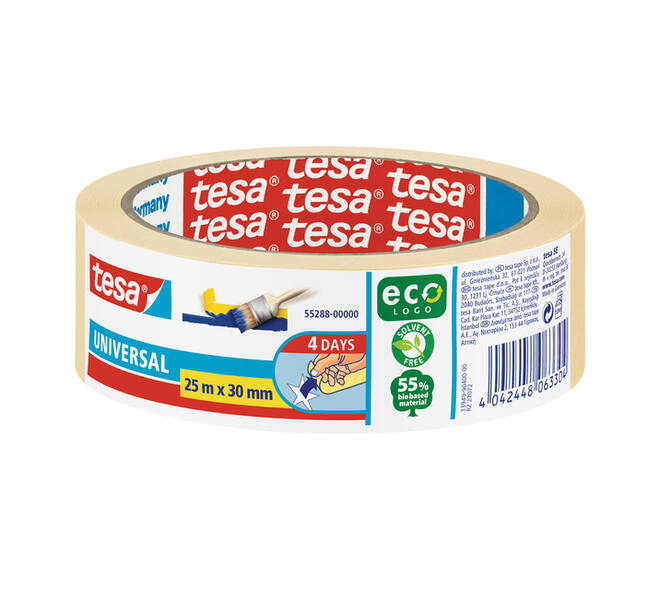 Afplaktape tesa®  Economy 30mmx25m geel