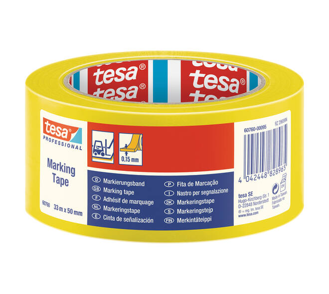 Markeringstape tesa® Professional 60760 PV1 50mmx33m geel