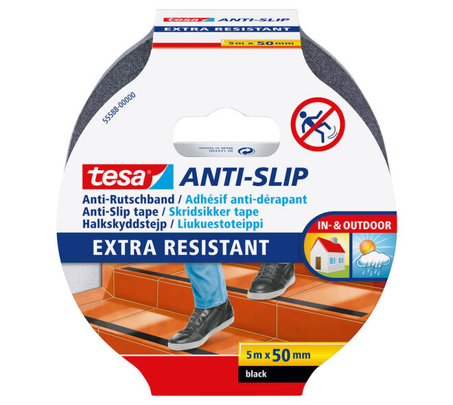 Anti-slip tape tesa® 5mx50mm zwart