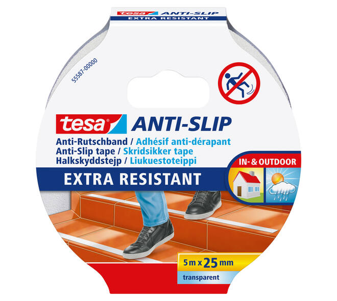 Anti-slip tape tesa® 5mx25mm transparant