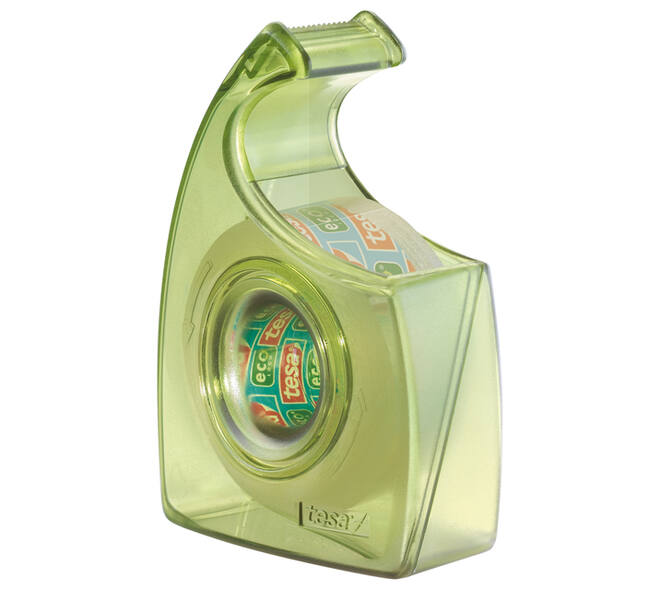 Plakband handdispenser tesafilm® Eco & Clear 33mx19mm transparant blister