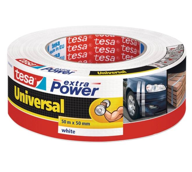 Duct tape tesa® extra Power Universal 50mx50mm wit