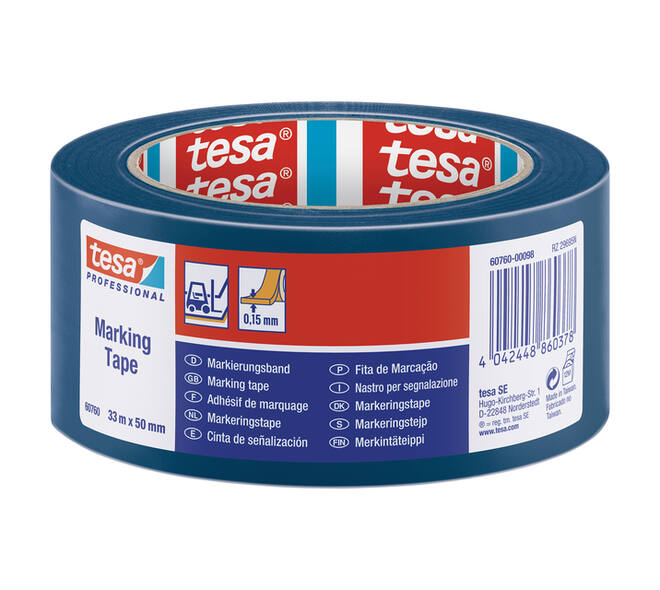 Markeringstape tesa® Professional 60760 PV1 50mmx33m blauw