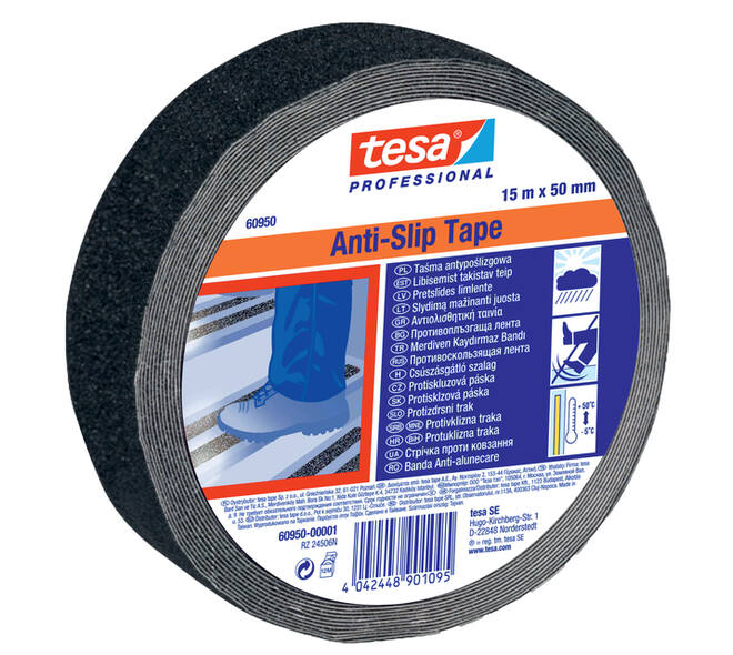 Antisliptape tesa® Professional 60950 50mmx15m zwart