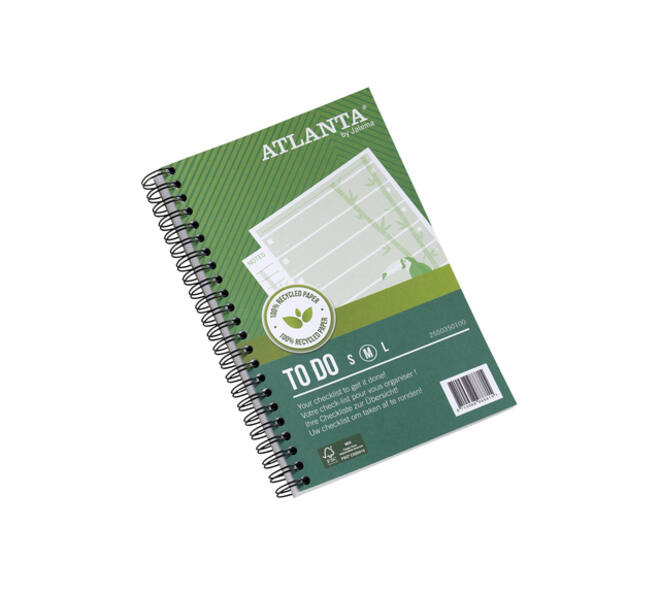 Things to do Djois Atlanta recycled papier Jungle 125x195mm 100 vel 70gr groen 2 stuks