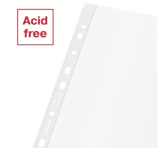 Showtas Esselte recycle PP A4 70µ 11-gaats transparant 100 stuks