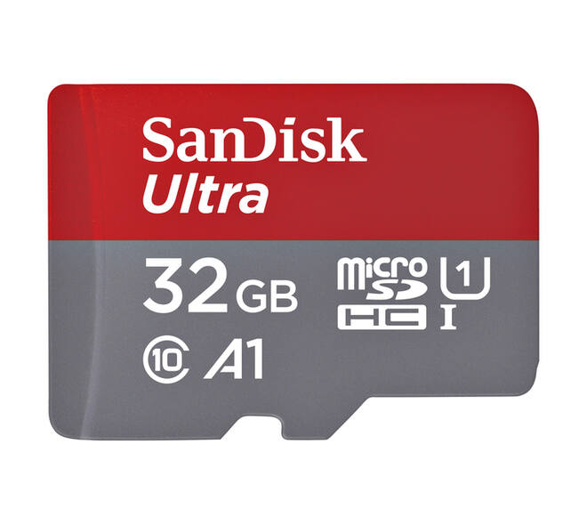 Geheugenkaart Sandisk Micro SDHC Ultra Android 32GB 120MB/s Class 10 A1