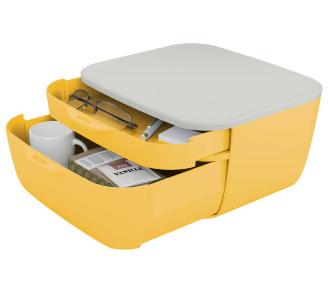 Ladenblok Leitz Cosy 2 laden geel