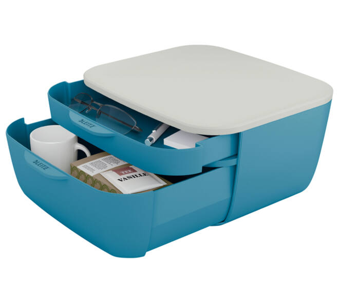 Ladenblok Leitz Cosy 2 laden blauw