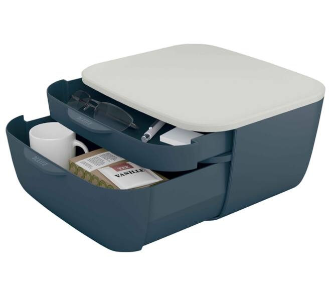 Ladenblok Leitz Cosy 2 laden grijs