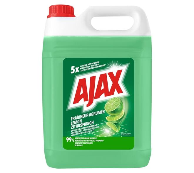 Allesreiniger Ajax Limoen fris 5L
