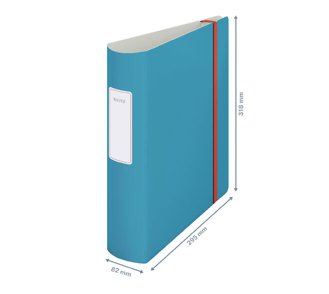 Ordner Leitz Cosy Active 180° 82mm PP A4 sereen blauw