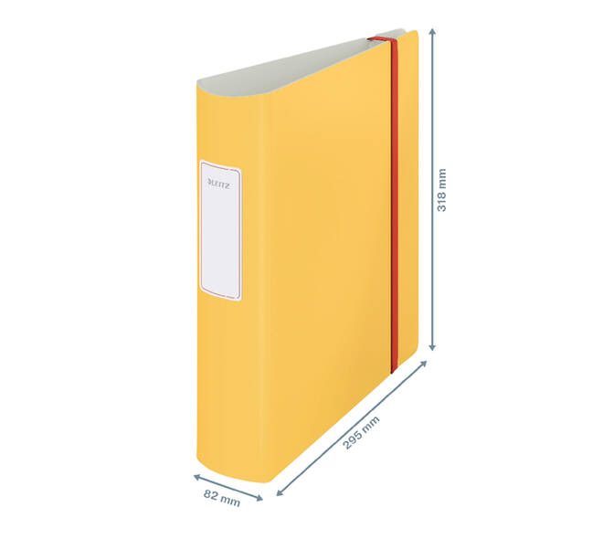 Ordner Leitz Cosy Active 180° 82mm PP A4 warm geel