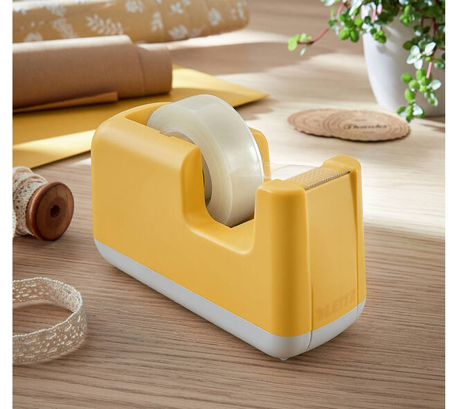 Plakbandhouder Leitz Cosy geel