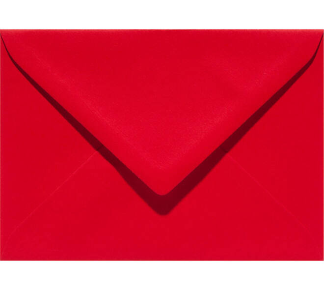 Envelop Papicolor EA5 156x220mm rood pak à 6 stuks