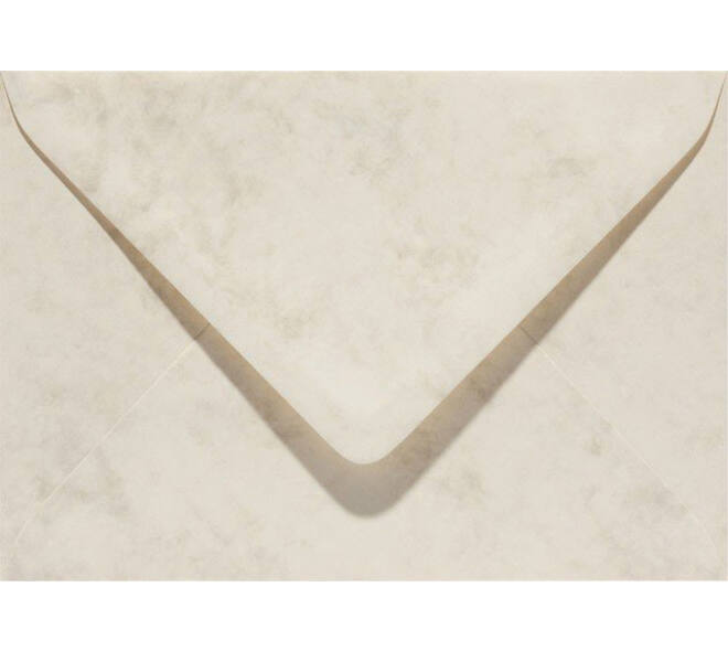 Envelop Papicolor EA5 156x220mm marmer ivoor pak à 6 stuks