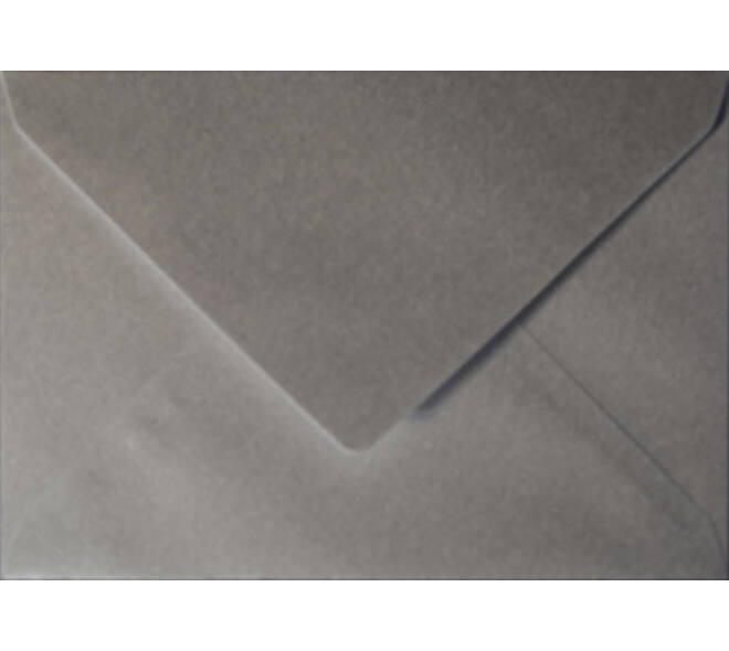 Envelop Papicolor EA5 156x220mm metallic pearl-platinum pak à 6 stuks