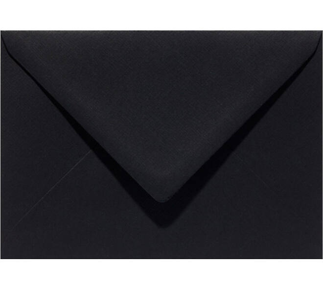 Envelop Papicolor EA5 156x220mm ravenzwart pak à 6 stuks