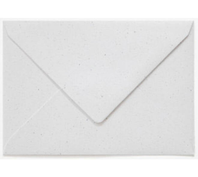 Envelop Papicolor EA5 156x220mm recycled kraft wit pak à 6 stuks