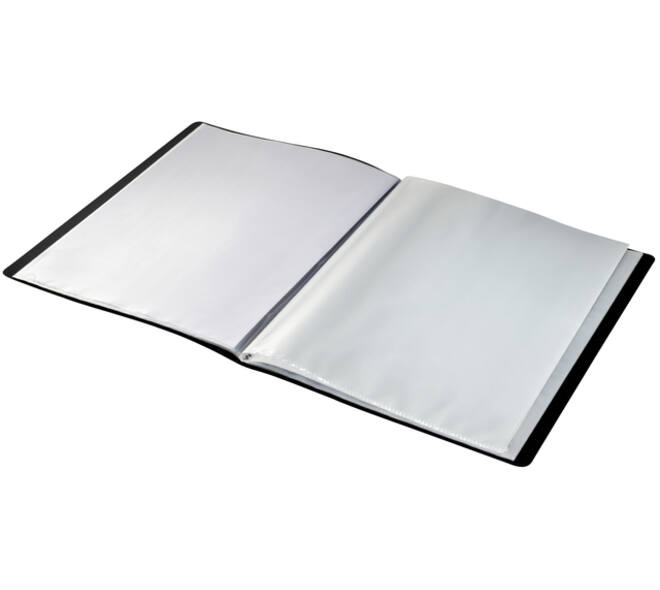 Showmap Leitz Recycle A4 40-tassen gerecycled PP zwart