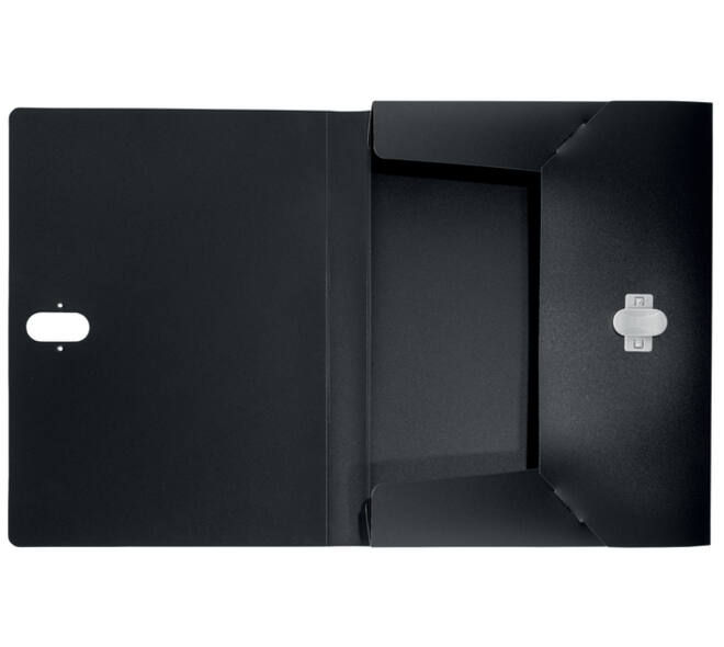 Documentenbox Leitz Recycle A4 PP zwart