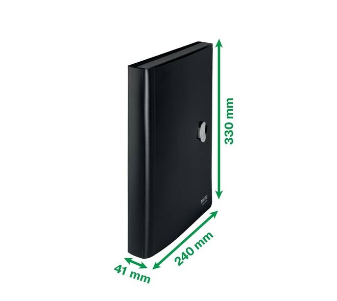 Projectmap Leitz Recycle A4 5-vaks PP zwart