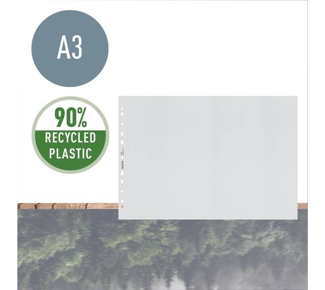 Showtas Leitz Recycle PP A3 11-gaats transparant 25 stuks