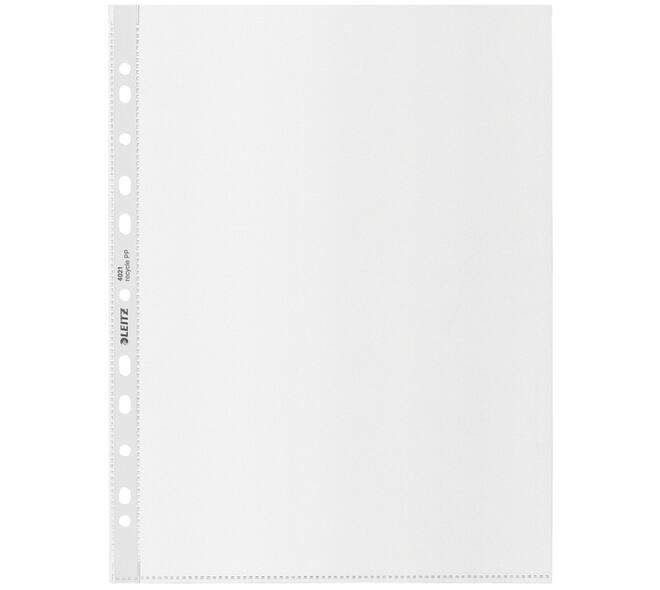 Showtas Leitz Recycle maxi 11-gaats PP A4 100micron transparant 25 stuks