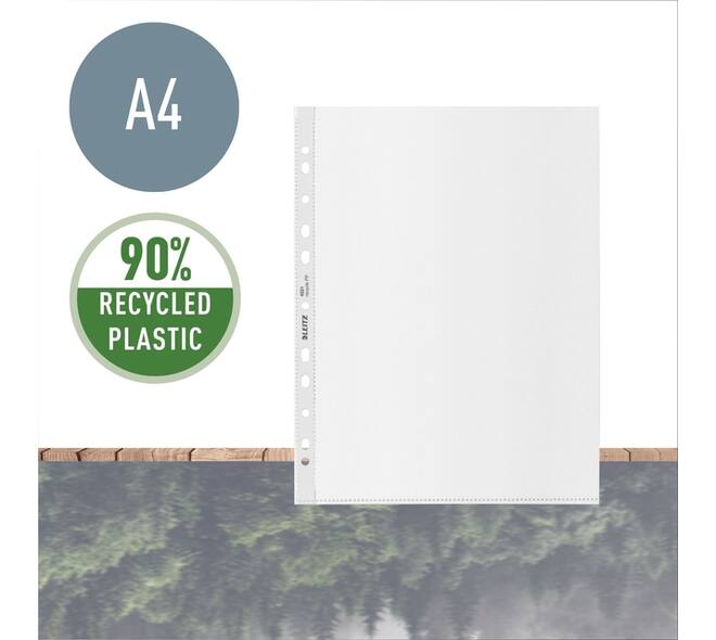Showtas Leitz Recycle maxi 11-gaats PP A4 100micron transparant 25 stuks