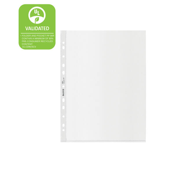Showtas Leitz Recycle maxi 11-gaats PP A4 100micron transparant 25 stuks