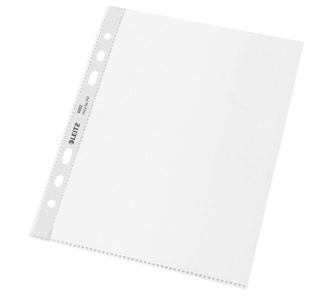 Showtas Leitz Recycle 100µ 6-gaats PP A5 transparant 25 stuks