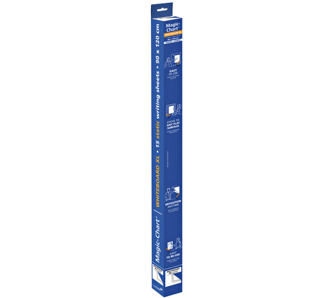 Magic-Chart Legamaster whiteboard XL 90x120cm wit 15 vel