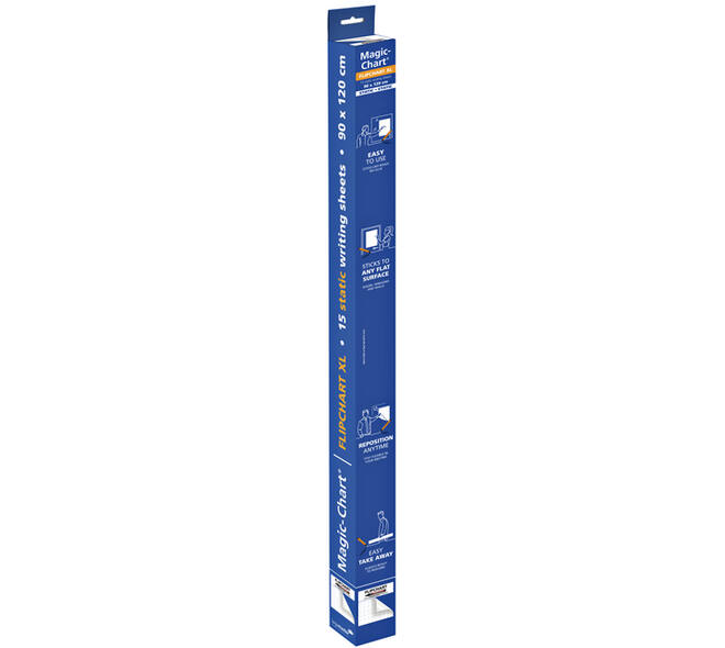 Magic-Chart Legamaster flipchart XL 90x120cm wit met ruit 15 vel