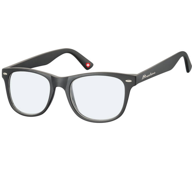 Leesbril Montana +3.00 dpt blue light filter zwart