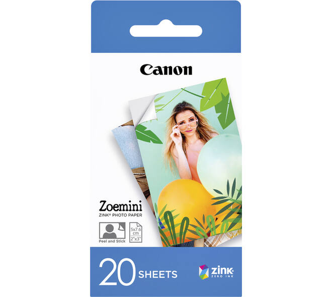 Fotopapier Canon Zoemini ZP-2030 20 vel