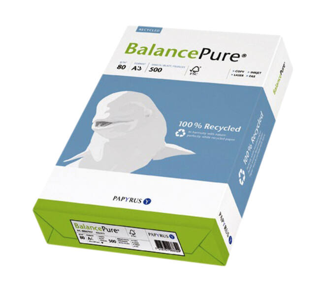 Kopieerpapier Balance Pure A3 80gr wit 500 vel