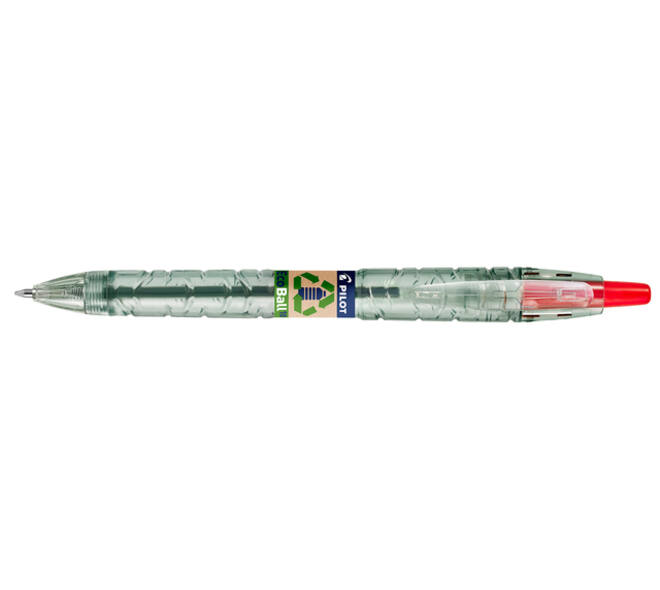 Balpen PILOT Begreen B2P EcoBall medium rood