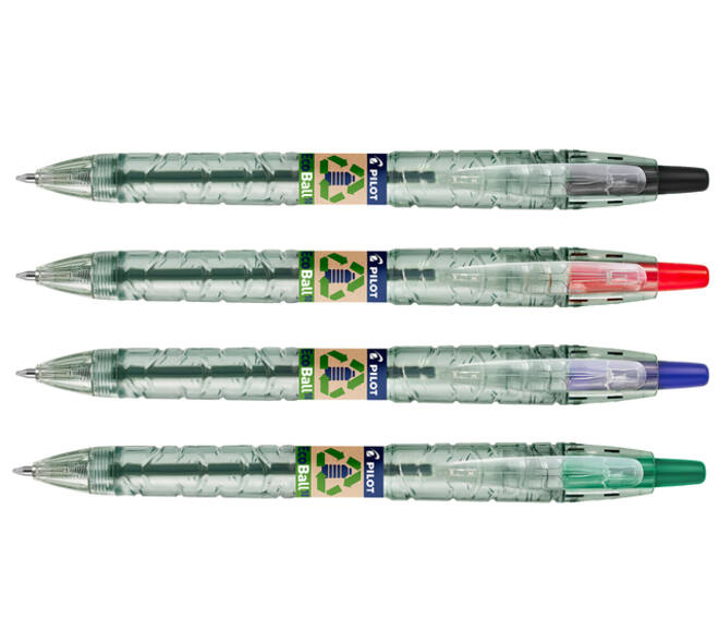 Balpen PILOT Begreen B2P EcoBall medium zwart