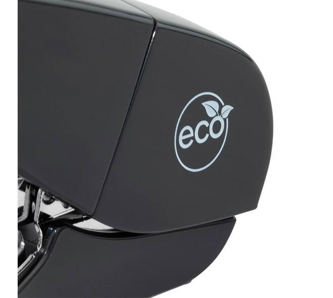 Nietmachine Rapesco Germ-Savvy Less Effort Eco antibacterieel zwart
